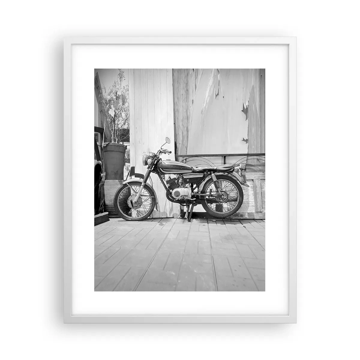 Plakát v bílém rámu - Klasika nade vše - 40x50 cm