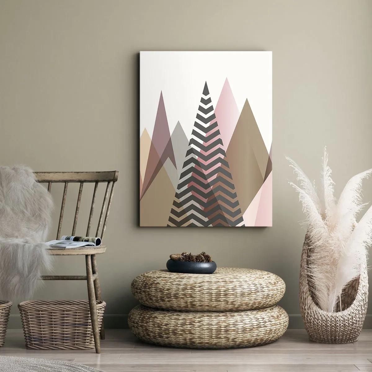 Obraz na plátně - Pyramidální pohled - 55x100 cm