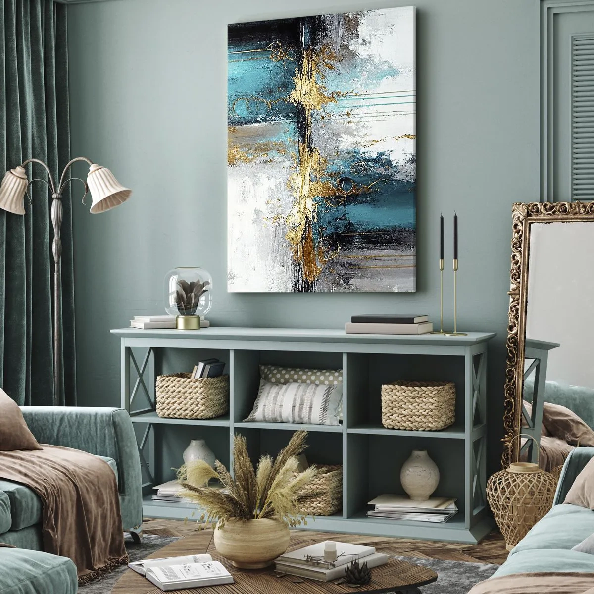 Obraz na plátně - Všechno plyne - 80x120 cm