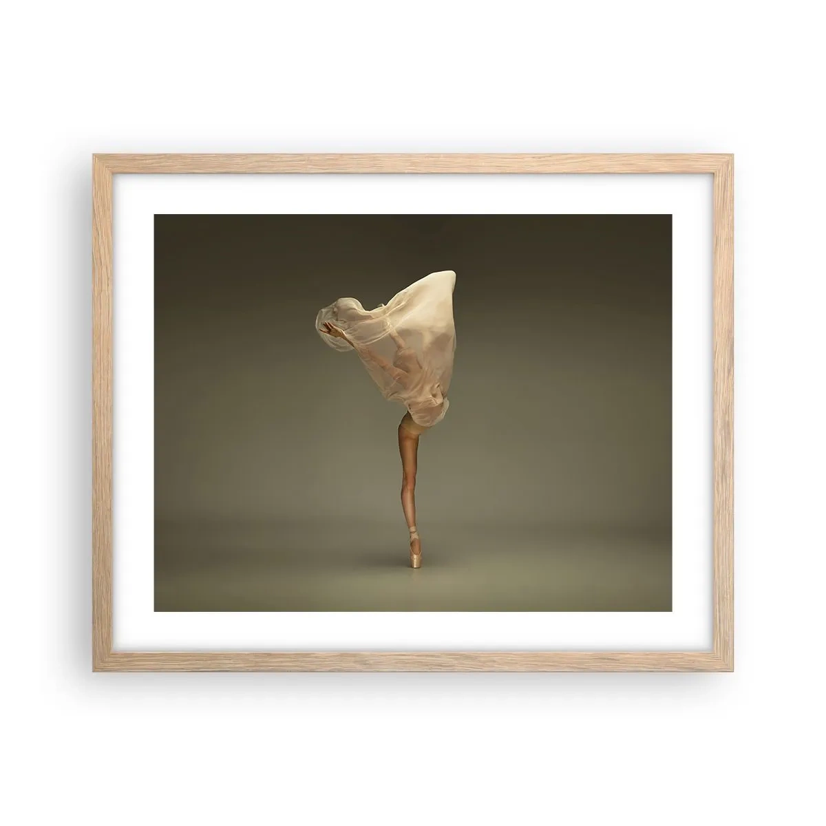 Plakát v rámu světlý dub - Hned poletí - 50x40 cm