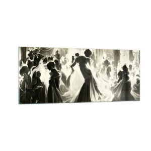 Obraz na skle - Velká maškaráda - 100x40 cm