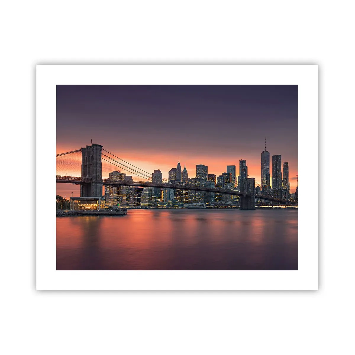 Plakát - Ponořené do liliového ticha - 50x40 cm