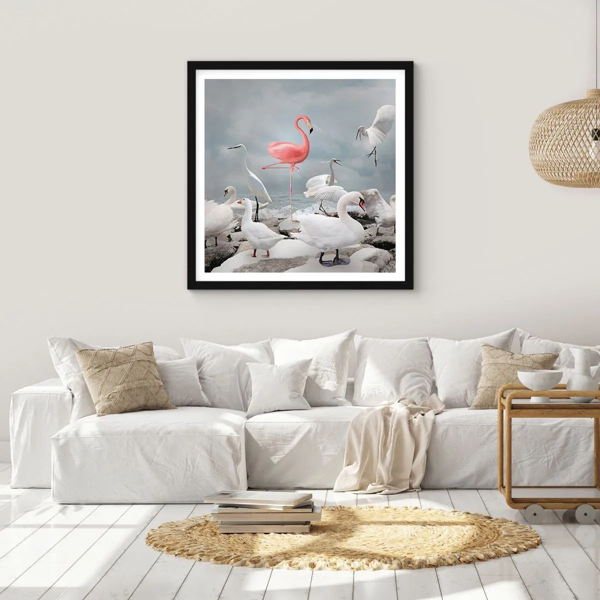 Plakát v černém rámu - Kde jsem se tu vzal? - 50x50 cm