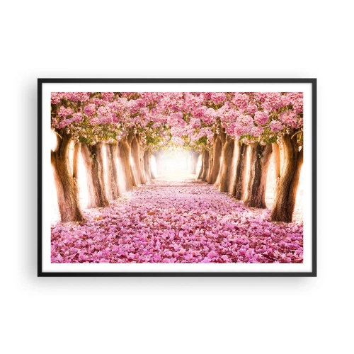 Plakát v černém rámu - Cesta do ráje - 100x70 cm