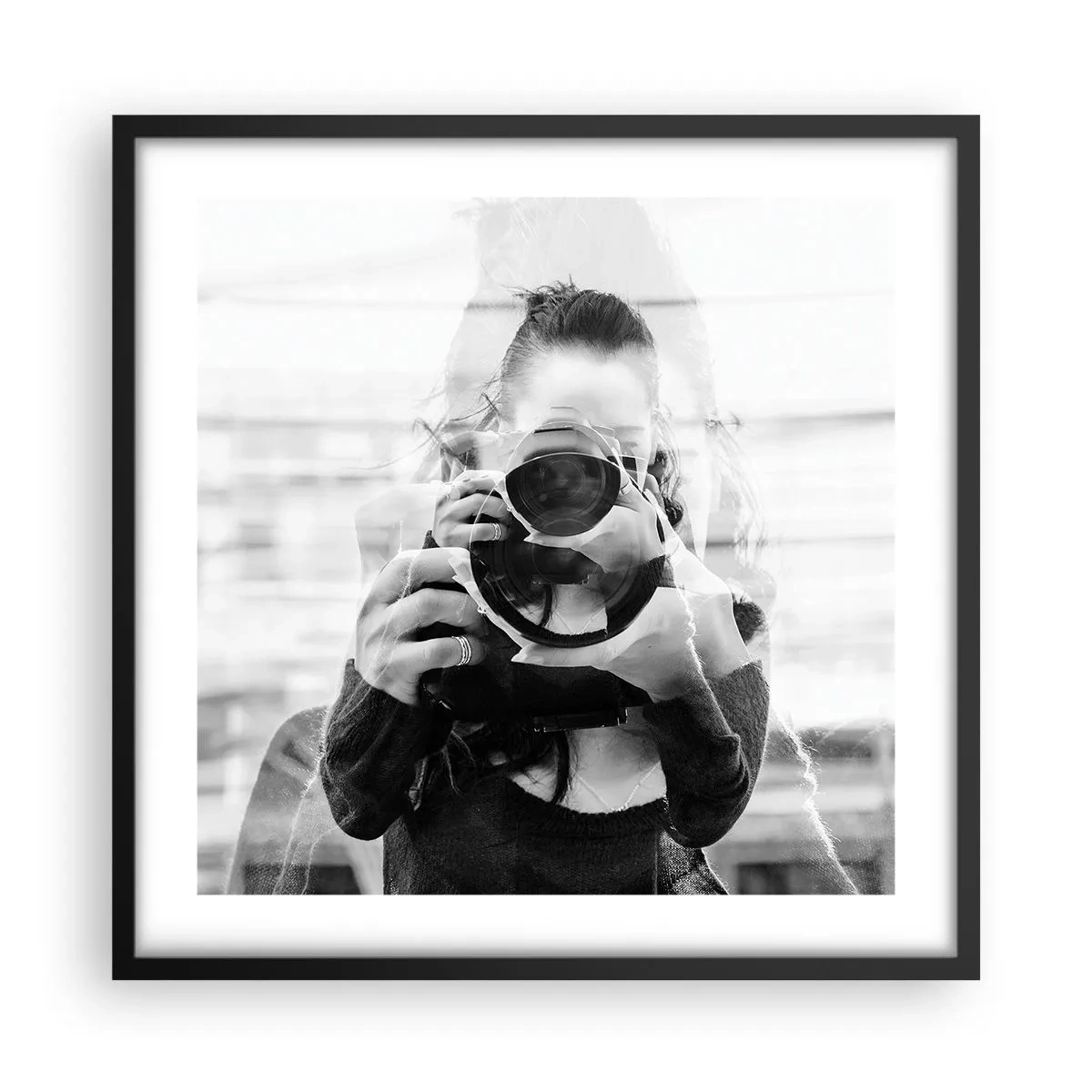 Plakát v černém rámu - Tvůrce a materiál - 50x50 cm