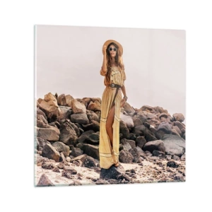 Obraz na skle - Kouzlo kamenů - 60x60 cm