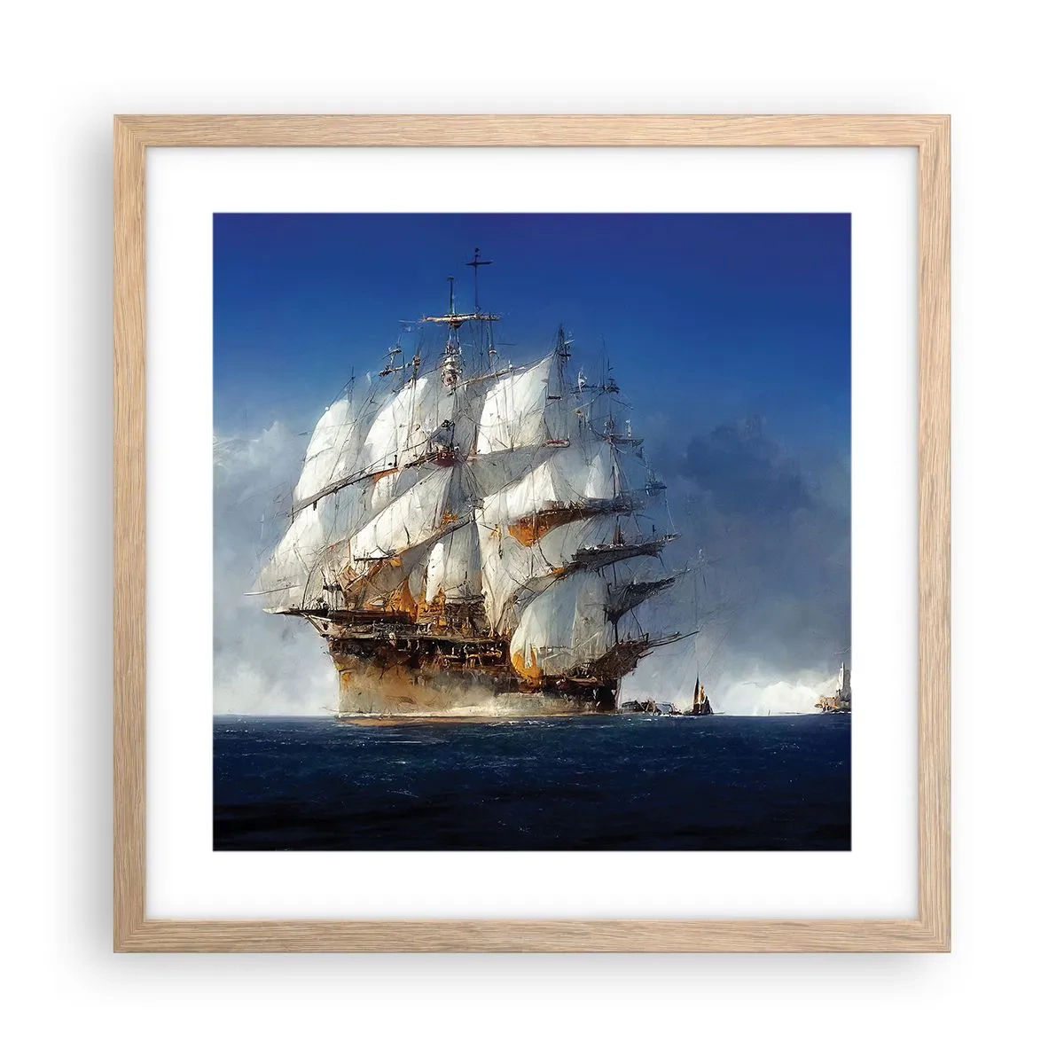 Plakát v rámu světlý dub - The great glory! - 40x40 cm