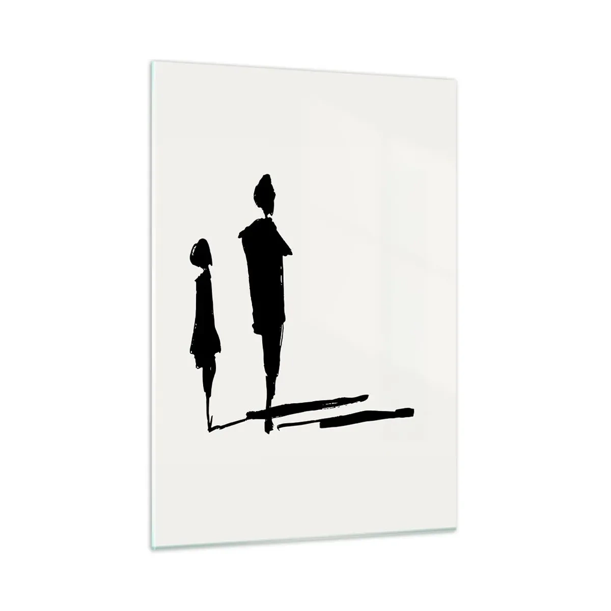 Obraz na skle - Určitě spolu? - 50x70 cm