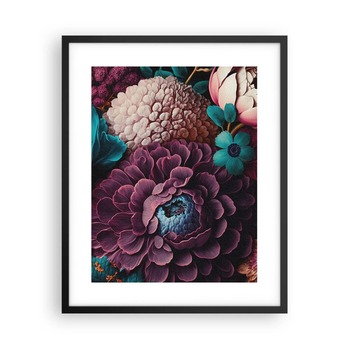 Plakát v černém rámu - Úroda přírody - 40x50 cm