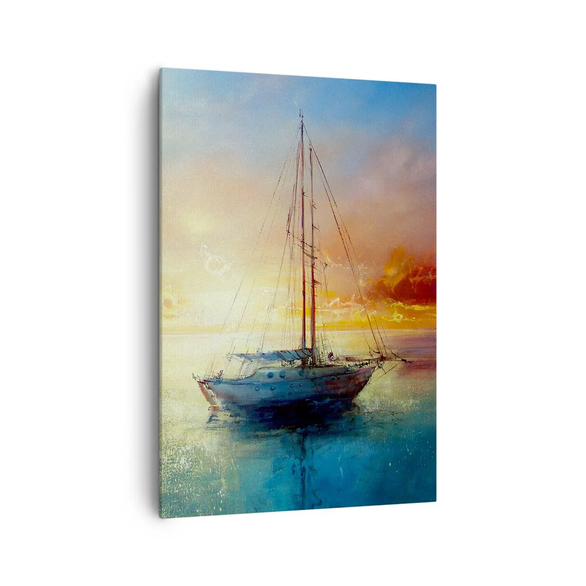 Obraz na plátně - Ve zlatém zálivu - 70x100 cm