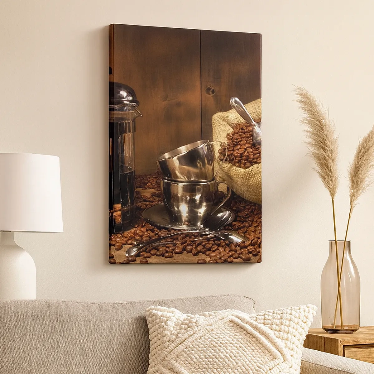 Obraz na plátně - Kouzlo kávy - aroma a chuť - 50x70 cm