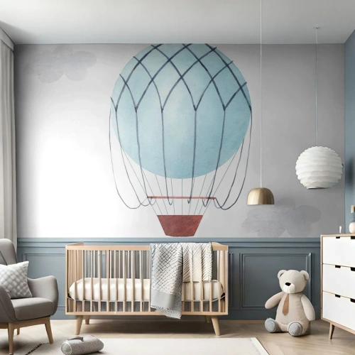 Fototapeta Standard Eco - Celý v oblacích - Dětské, Balón, Minimalismus - 350x256 cm