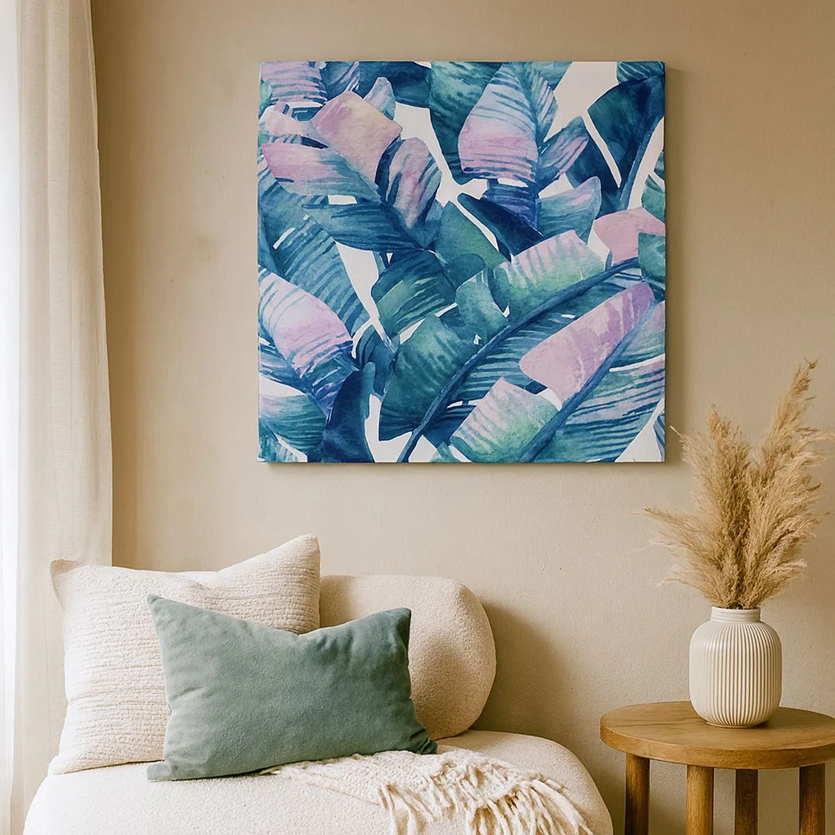 Obraz na plátně - V banánovém háji - 30x30 cm