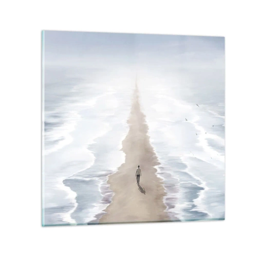 Obraz na skle - Světlá budoucnost - 30x30 cm