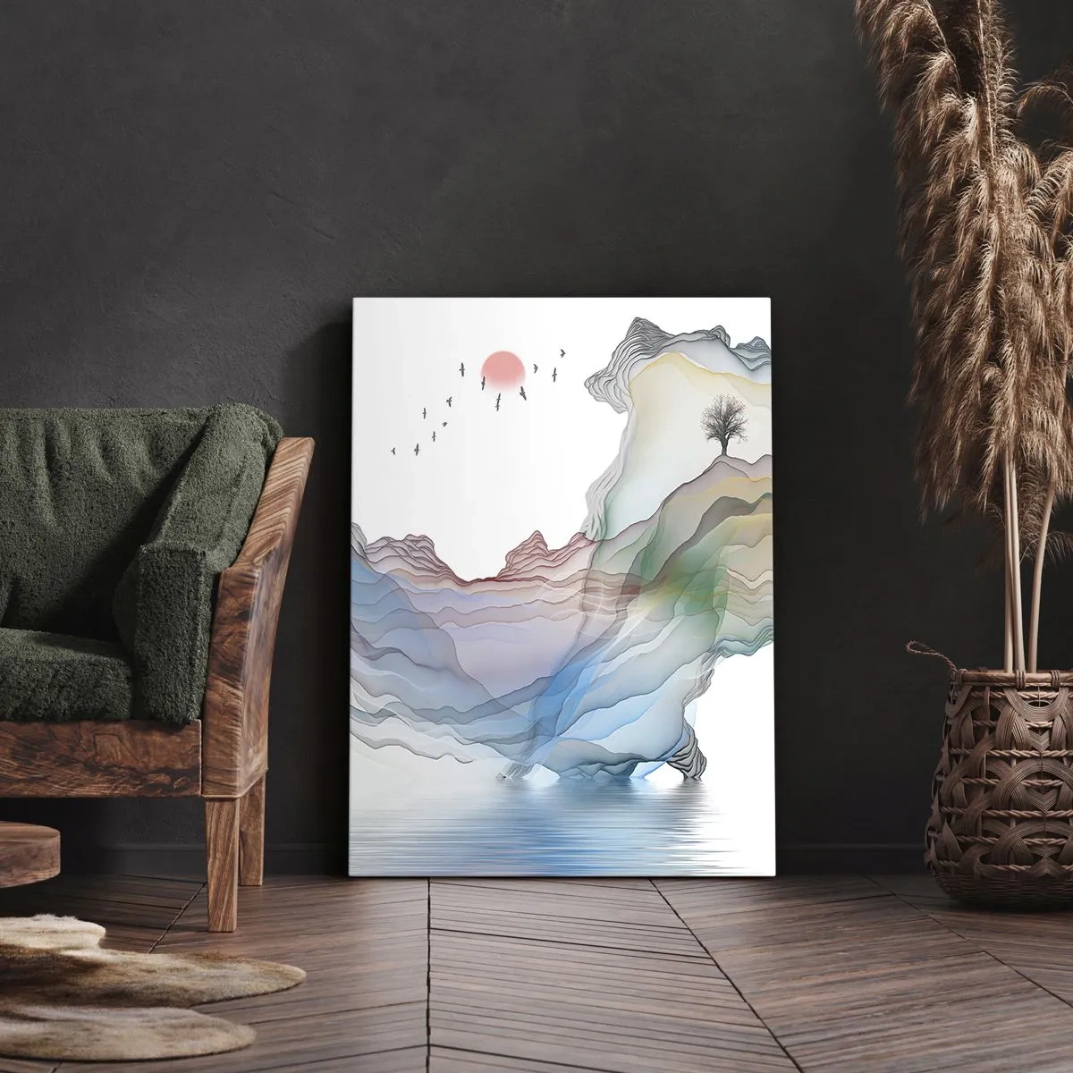 Obraz na plátně - Ke křišťálovým horám - 50x70 cm