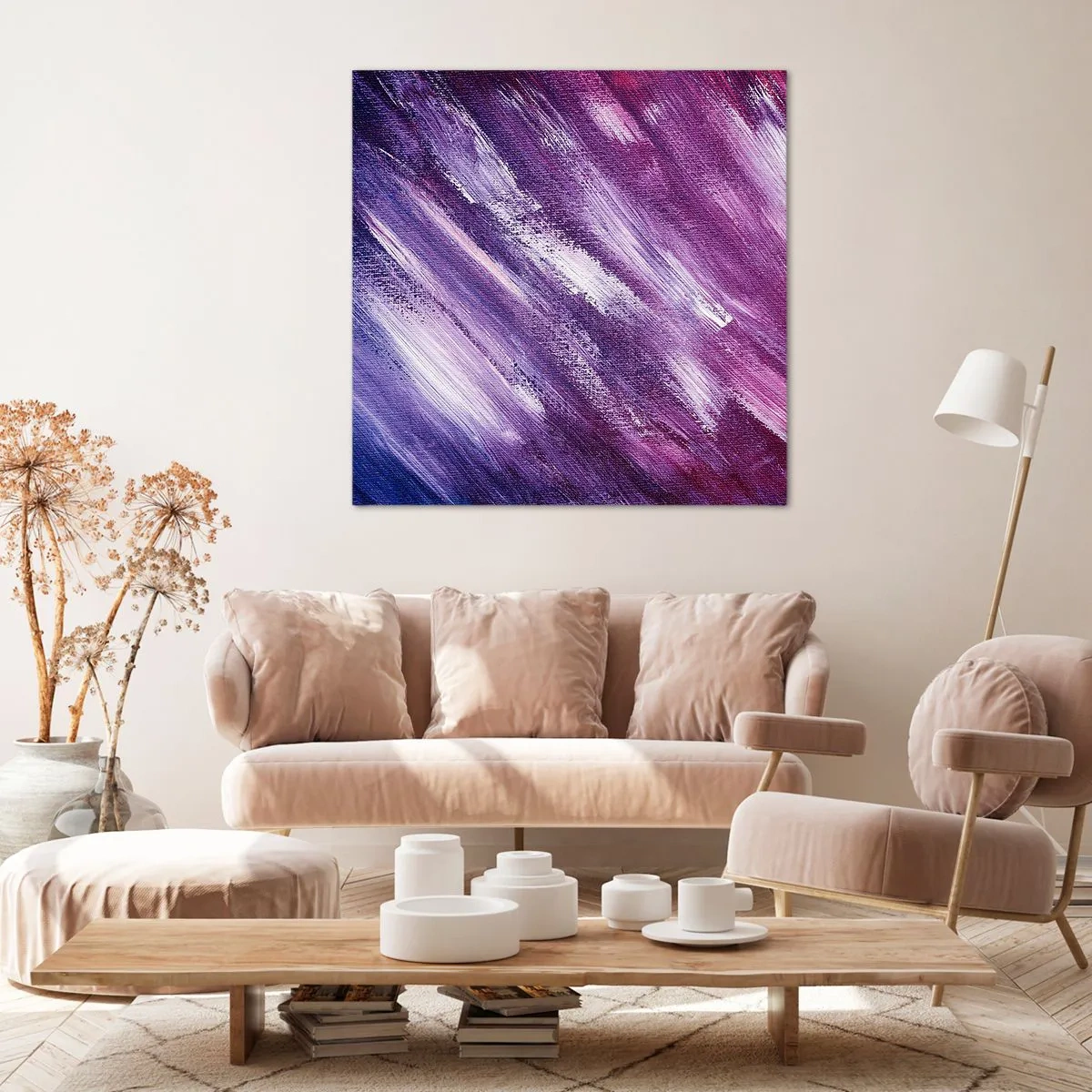 Obraz na plátně - Když fouká sluneční vítr - 50x50 cm