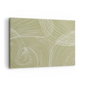 Obraz na plátně - Mistrovská abstrakce v bílé - 120x80 cm