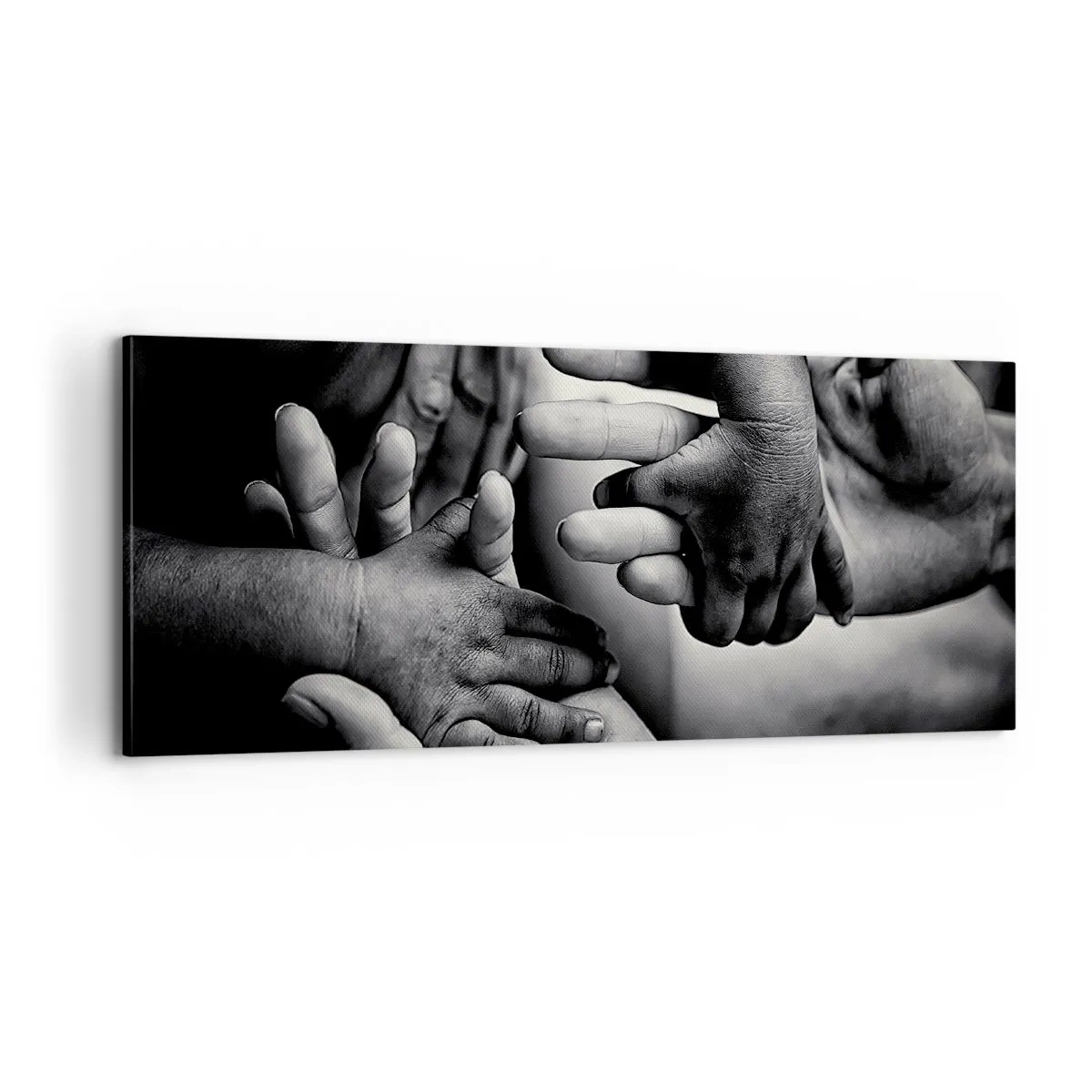 Obraz na plátně - Být člověkem - 100x40 cm