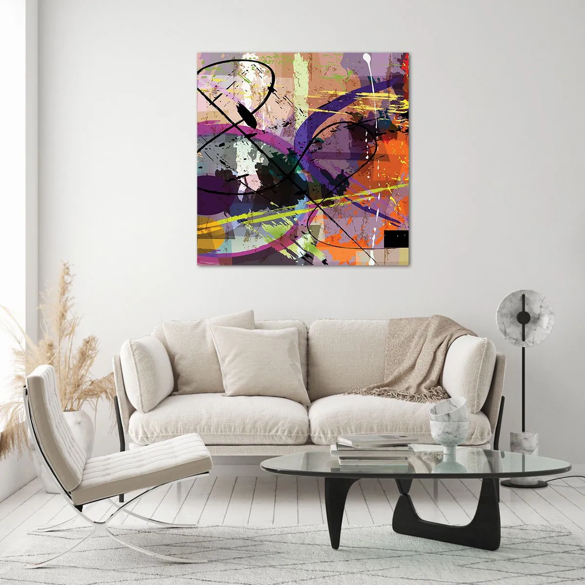 Obraz na skle - Lze přímo nebo kolem - 40x40 cm