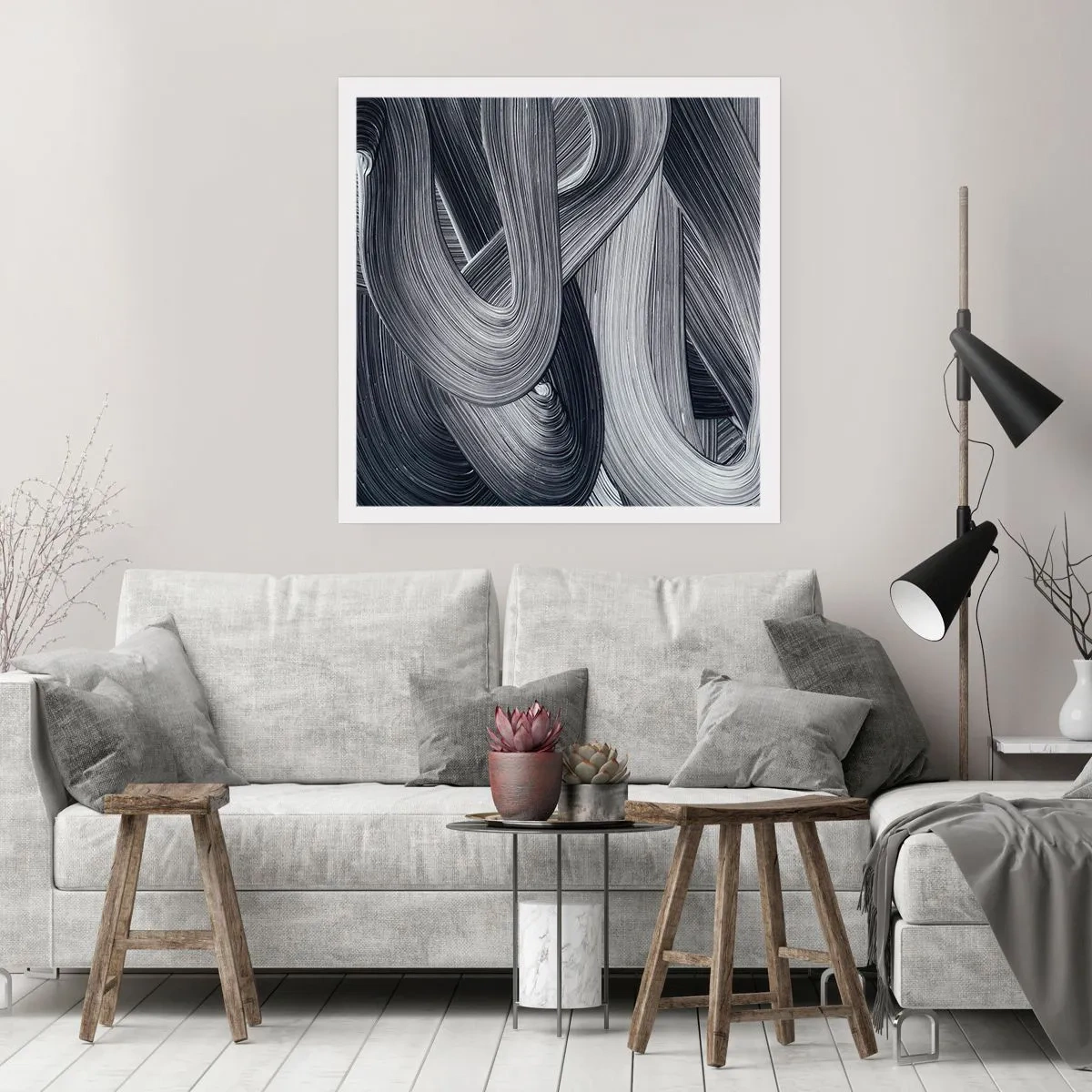 Plakát - Plynulost reality - 30x30 cm