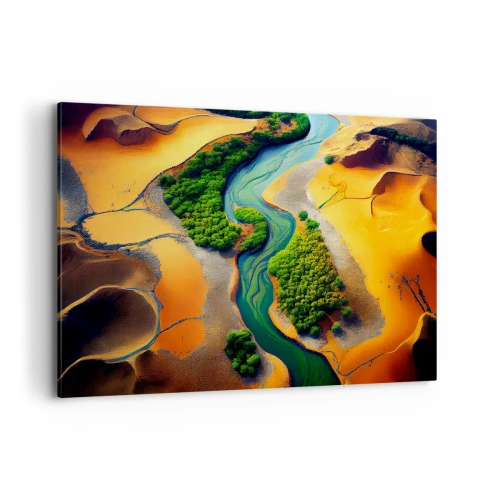 Obraz na plátně - Životodárná řeka - 120x80 cm