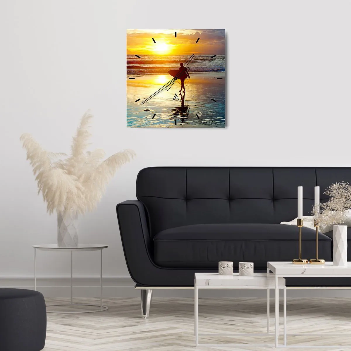 Nástěnné hodiny - Návrat bojovníka - 30x30 cm