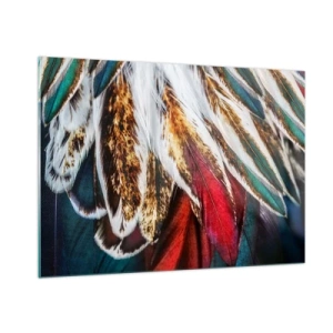 Obraz na skle - Tajemství letu - 100x70 cm