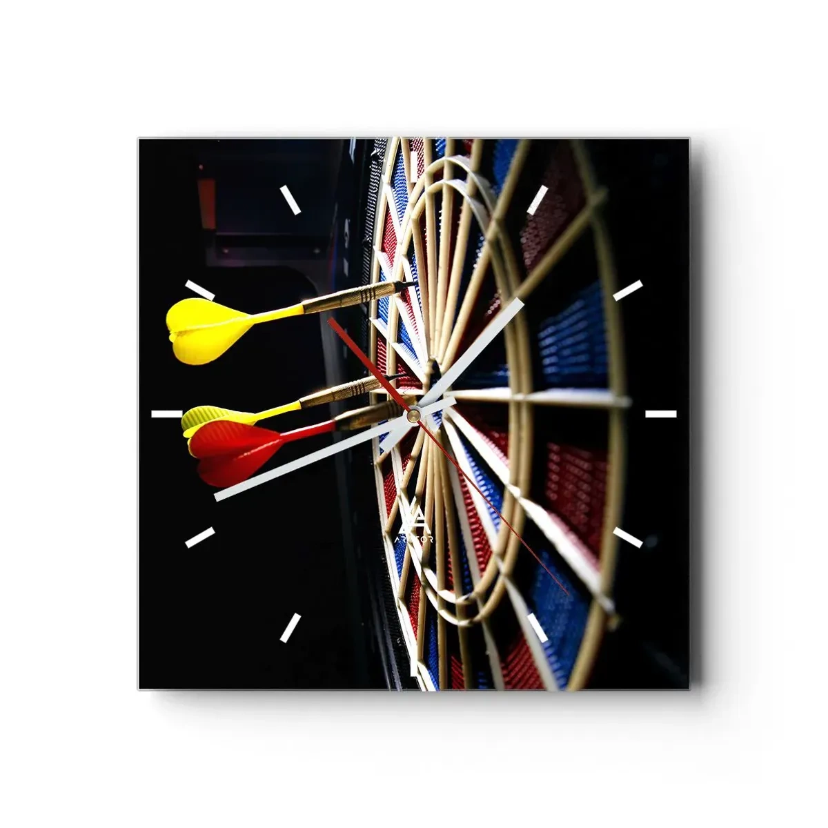 Nástěnné hodiny - Přesný zásah - 40x40 cm
