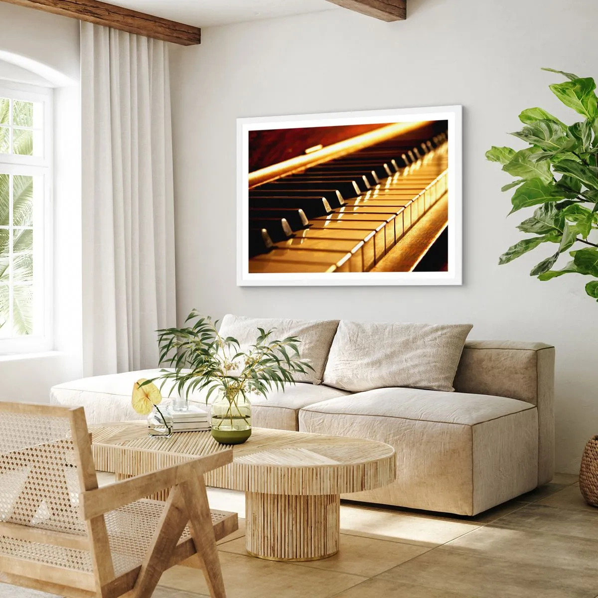 Plakát v bílém rámu - Neomezené možnosti - 91x61 cm