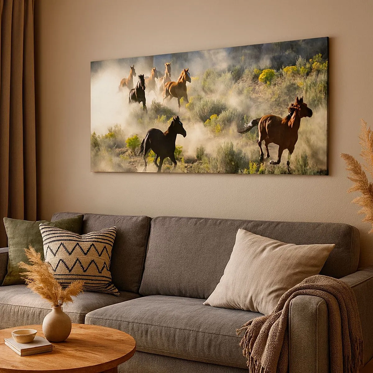 Obraz na plátně - Rivalita - svoboda nebo mužská síla? - 100x40 cm