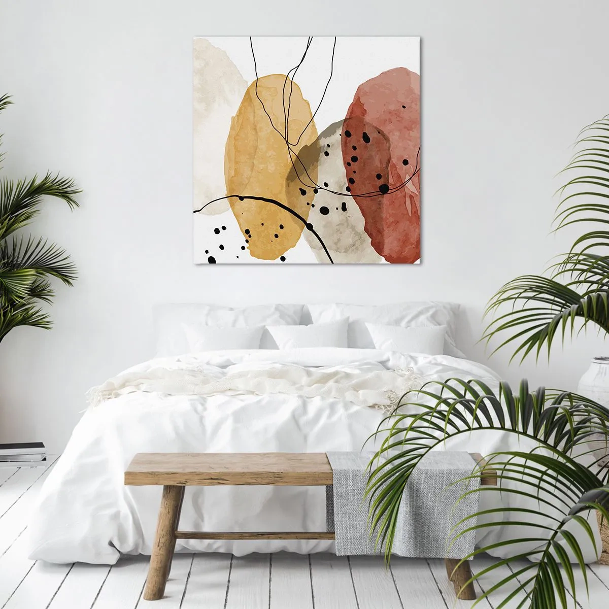 Obraz na plátně - Jako lehký, průzračný vzduch - 60x60 cm