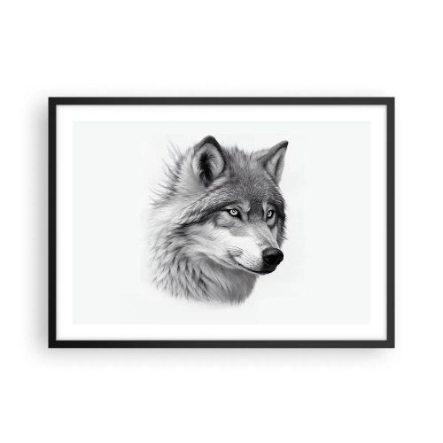 Plakát v černém rámu - Alfa – bezpochybně - 70x50 cm