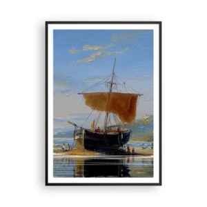 Plakát v černém rámu - Voda, země, vzduch - 70x100 cm
