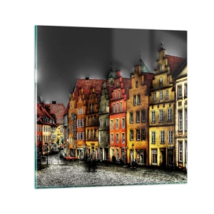 Obraz na skle - Chybí jenom kouzelná drožka - 40x40 cm