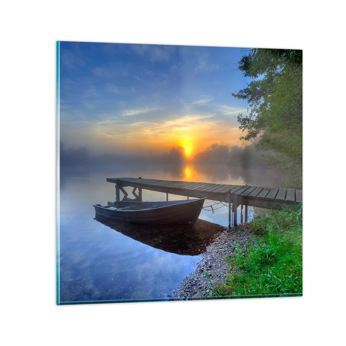 Obraz na skle - Jak se obyčejné mění na kouzelné - 70x70 cm