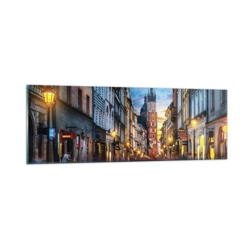 Obraz na skle - Krakovský půvab - 90x30 cm