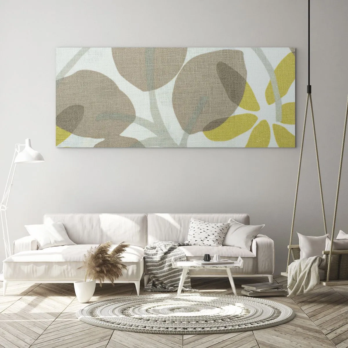Obraz na skle - Kompozice v plném slunci - 100x40 cm