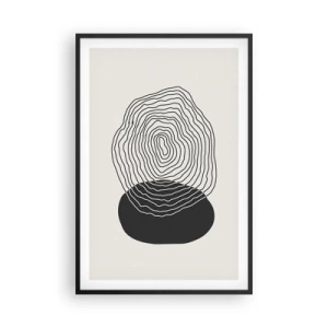 Plakát v černém rámu - Trvání a kmitání - 61x91 cm