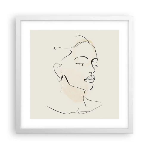 Plakát v bílém rámu - Výrazným tahem - 40x40 cm