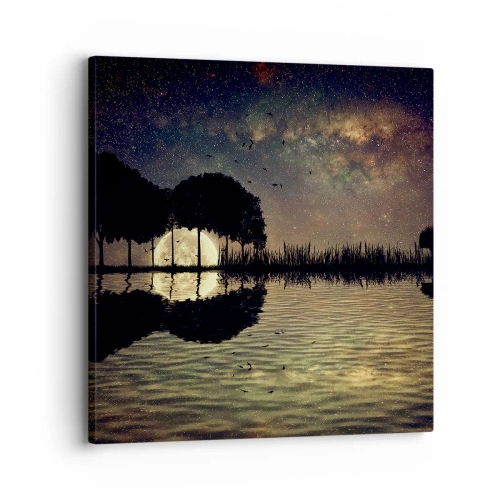 Obraz na plátně - Noc na konci světa - 30x30 cm