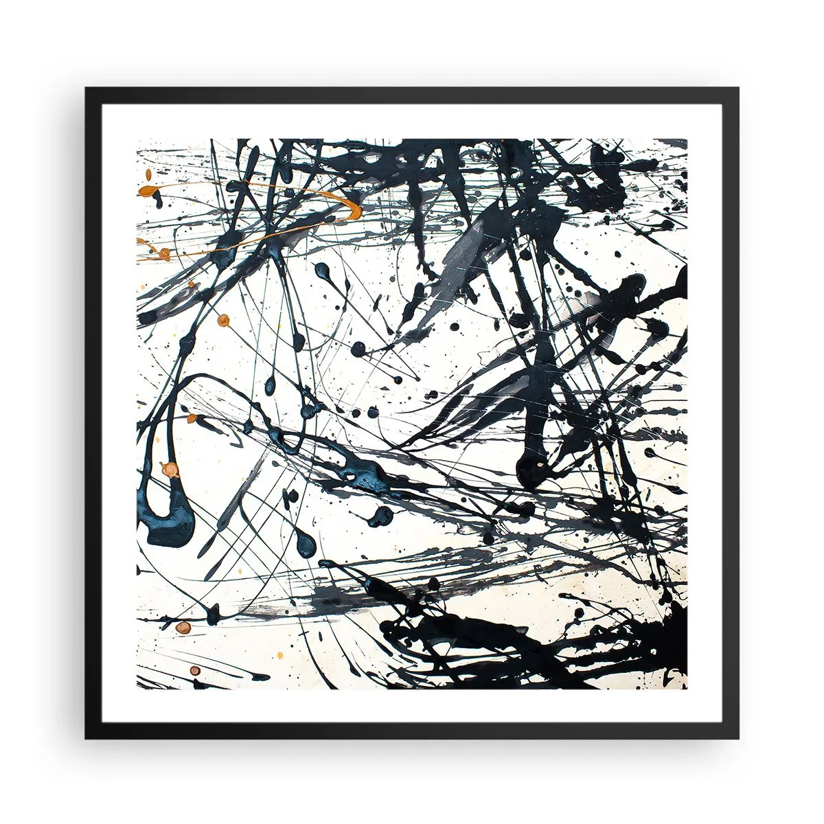 Plakát v černém rámu - Se smyslem nebo bez smyslu? - 60x60 cm