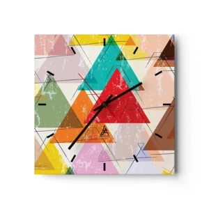 Nástěnné hodiny - Blábolení - 30x30 cm