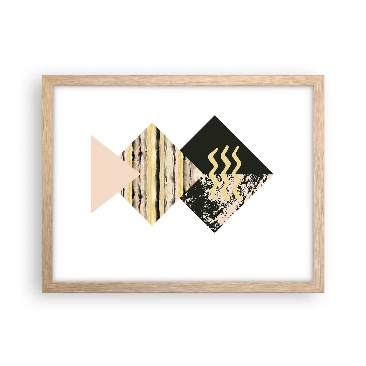 Plakát v rámu světlý dub - Není to tak jednoduché - 40x30 cm