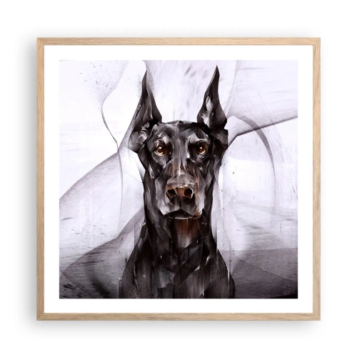 Plakát v rámu světlý dub - Z urozeného rodu - 60x60 cm
