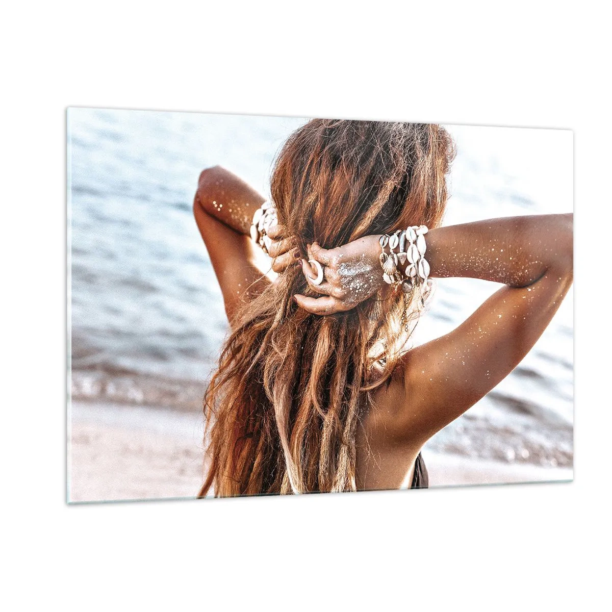 Obraz na skle - Sestra vody a slunce - 120x80 cm