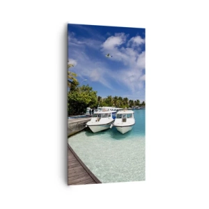 Obraz na plátně - A přece ráj existuje - 65x120 cm