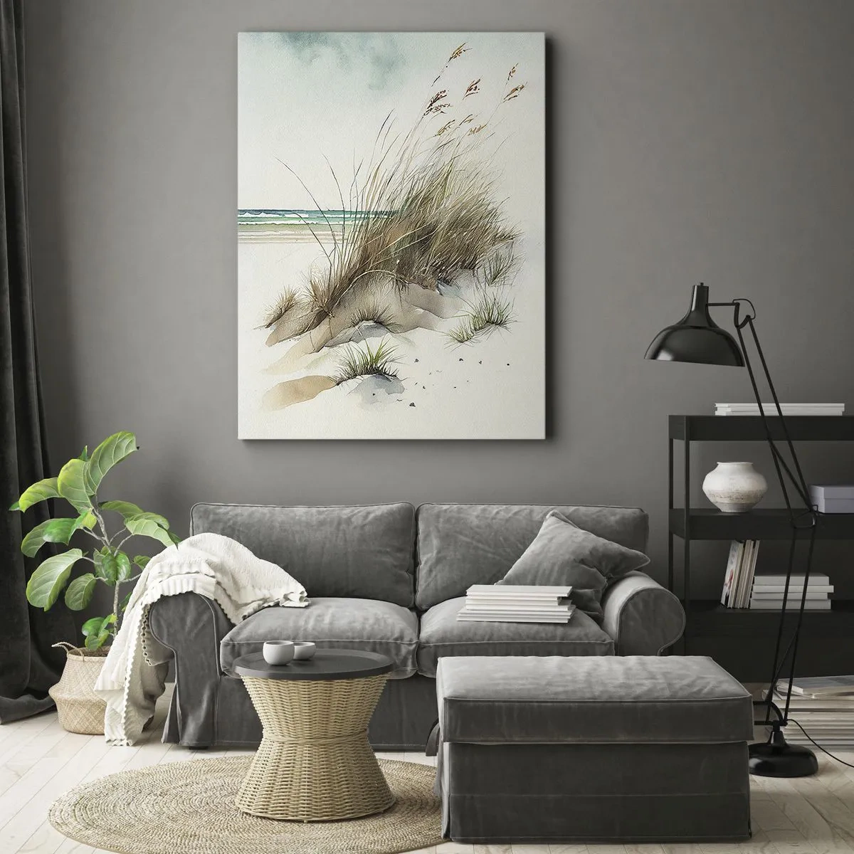 Obraz na plátně - Zahalené v písku - 80x120 cm