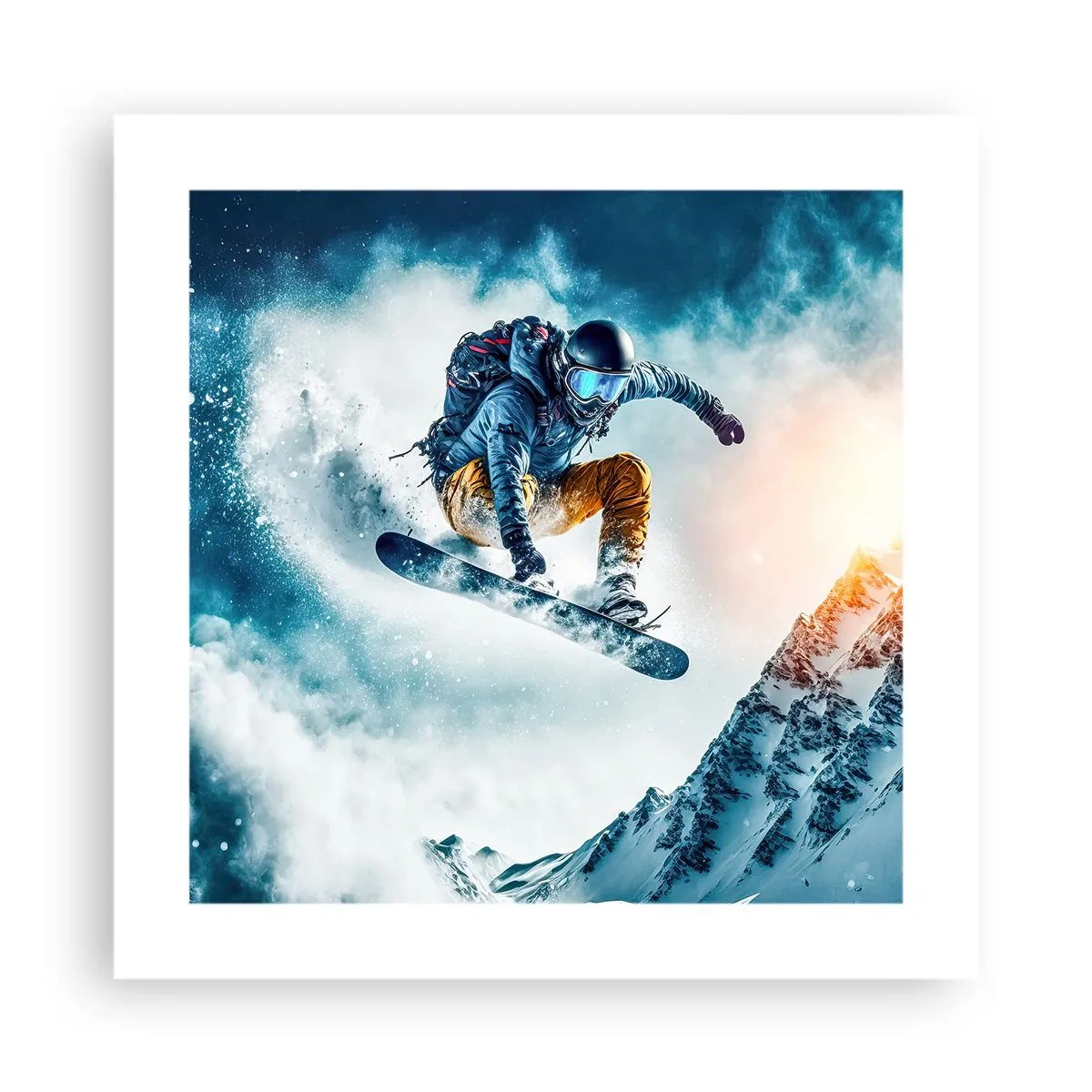 Plakát - Extrémní emoce - 40x40 cm