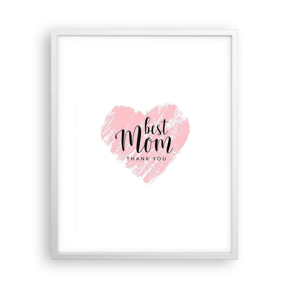 Plakát v bílém rámu - Vždy pravá chvíle - 40x50 cm