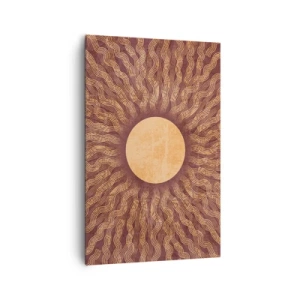 Obraz na plátně - Ikona slunce - 80x120 cm